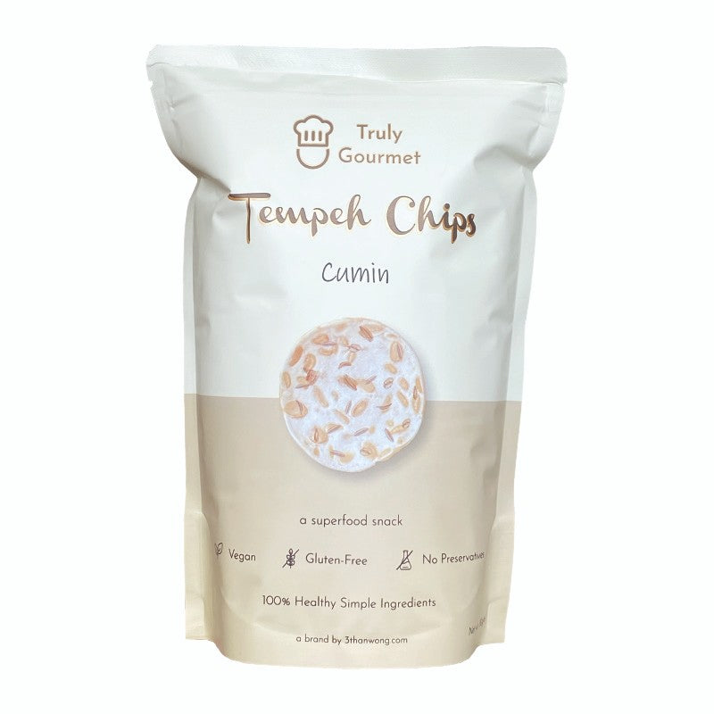 Truly Gourmet Natural Tempeh Chips - (Cumin Flavour) 80g