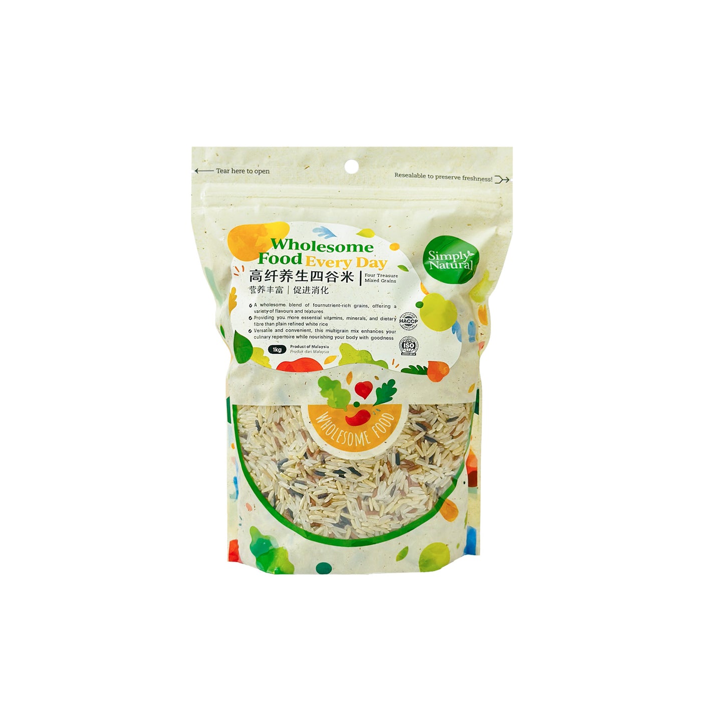 Simply Natural Four Treasure Mixed Rice 1kg