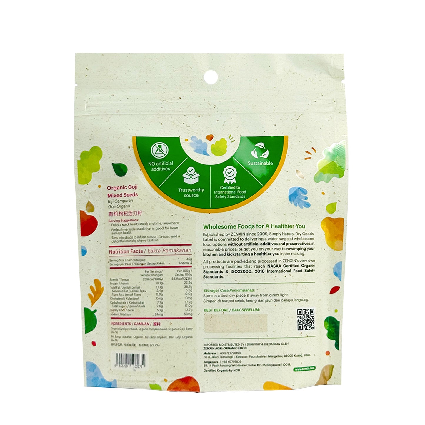 Simply Natural Goji Mixed Seeds 220g