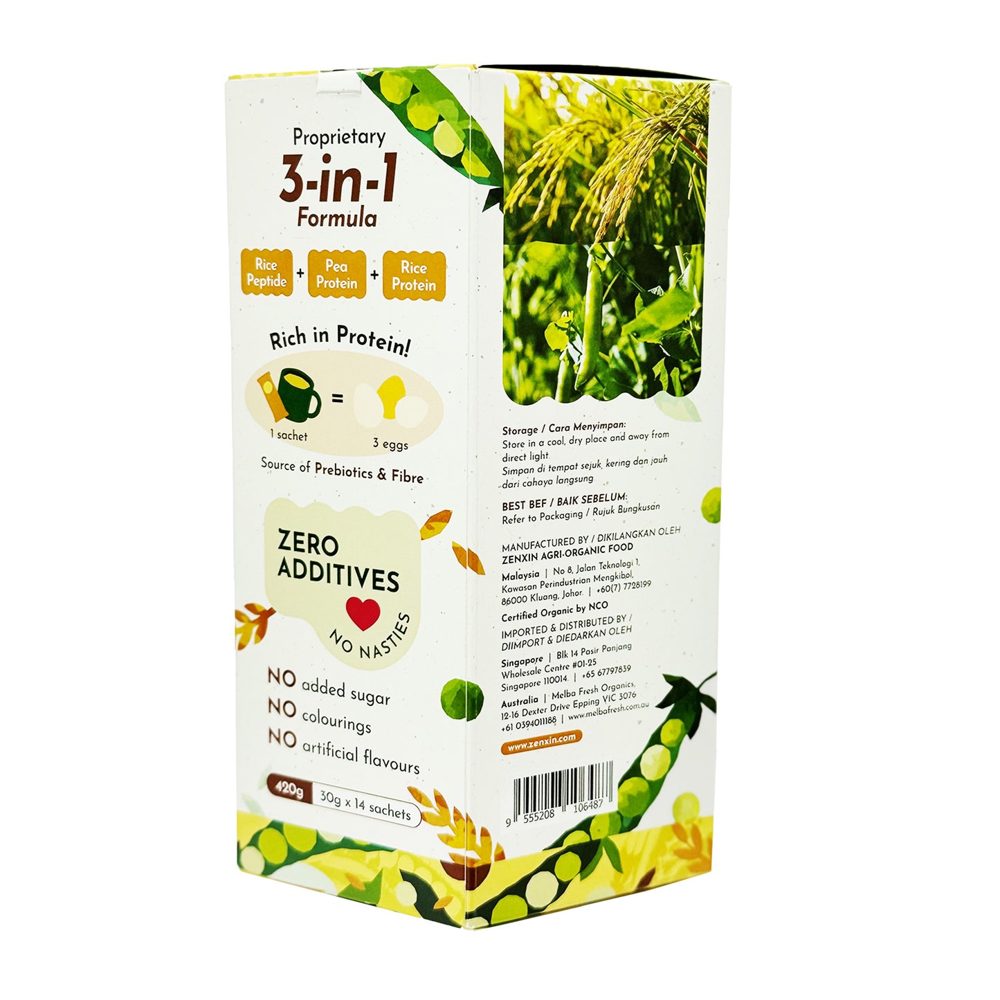 Simply Natural Organic Good Protein 420g (30g x 14 Sachets)