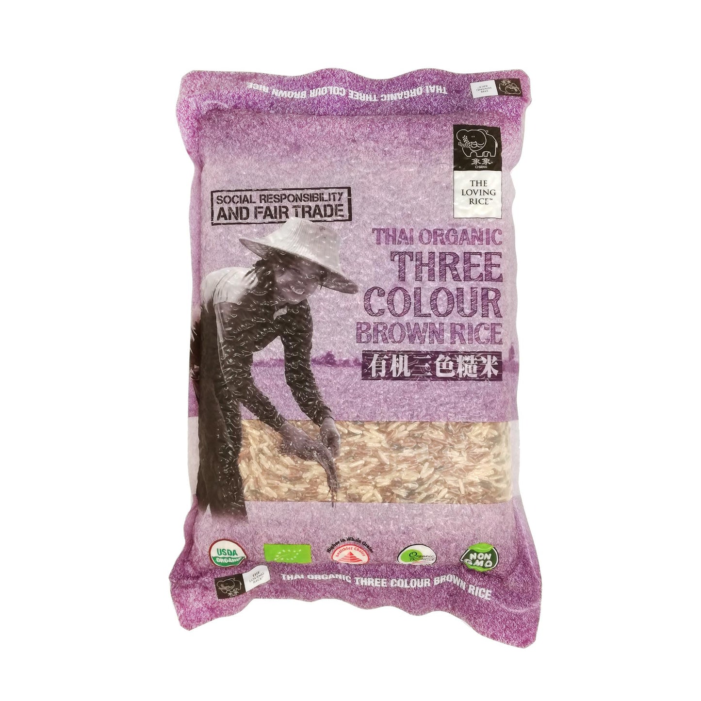 Chang Organic Thai Brown Rice 3 Color 2kg