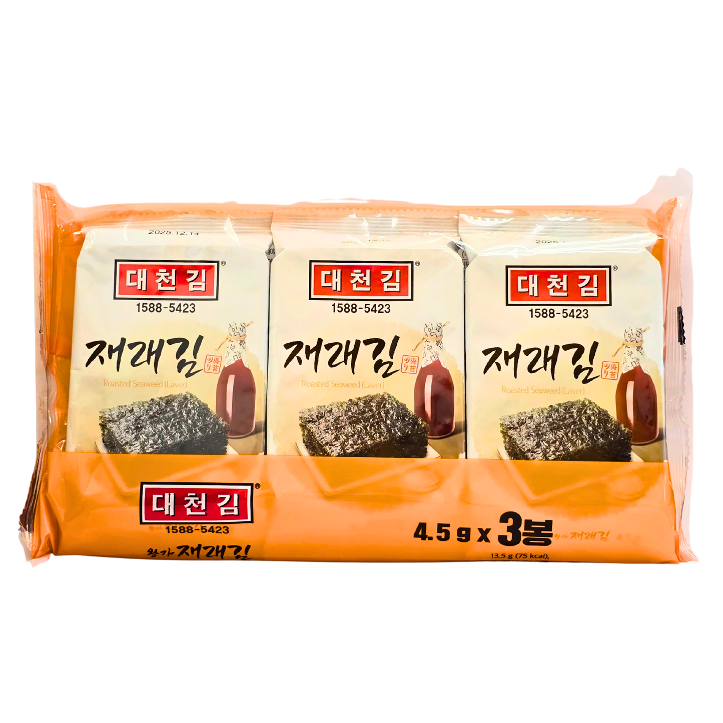 Roasted Seaweed Laver 4.5g x 3