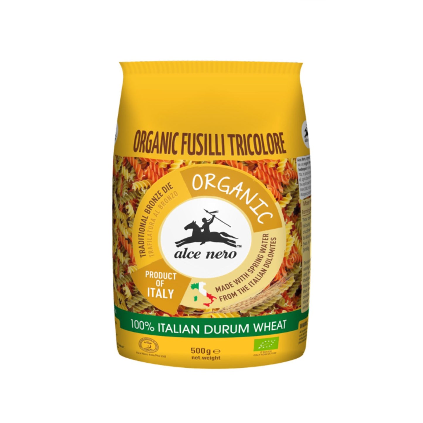 Alce Nero Organic Fusilli Tricolore Pasta