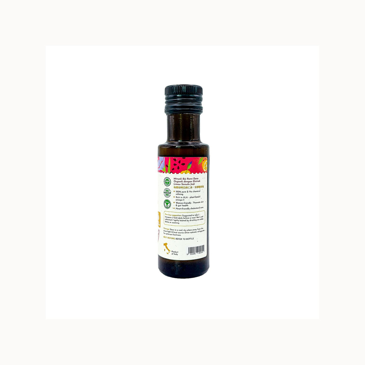Simply Natural Organic Virgin Flaxseed Oil with Lemon Extract EA 100ml
