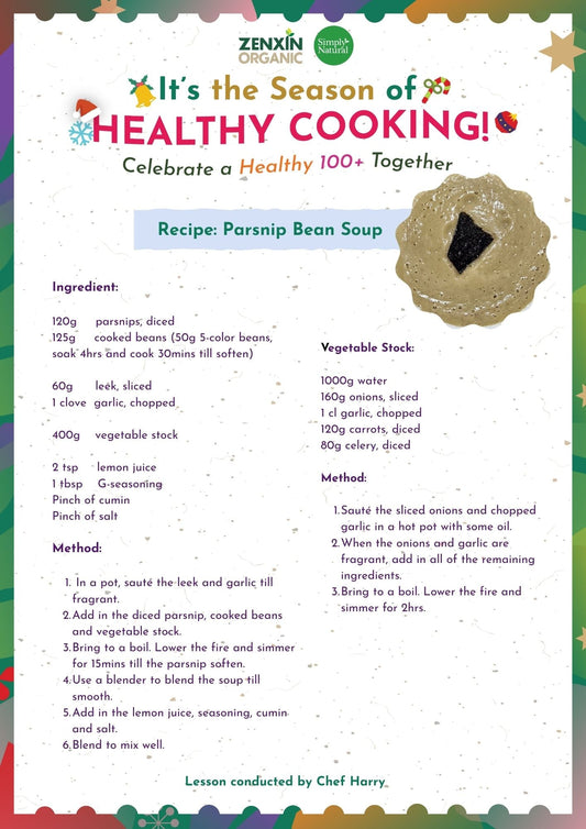 Organic Parsnip Bean Soup