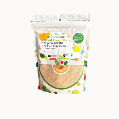 Simply Natural Organic Ground Golden Flaxseeds 500g