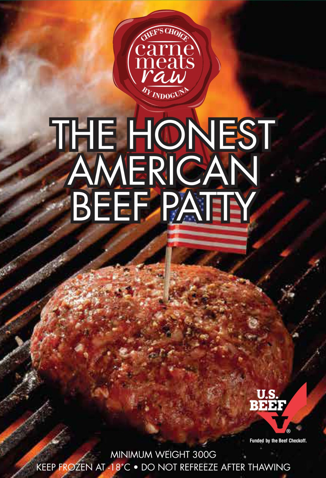 [FROZEN] Carne Meat Honest American Beef Patty