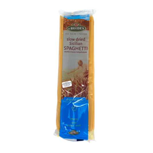 Bio Idea Organic Slow Dried Sicilian Spaghetti ( 7min - Cook) 500g