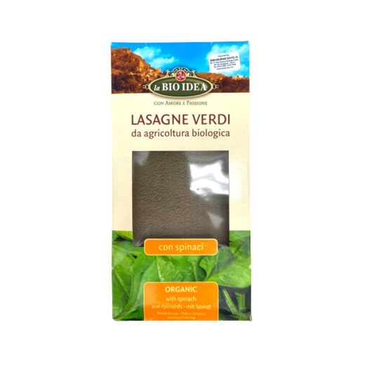 Bio Idea Organic Lasagna Spinach 250g