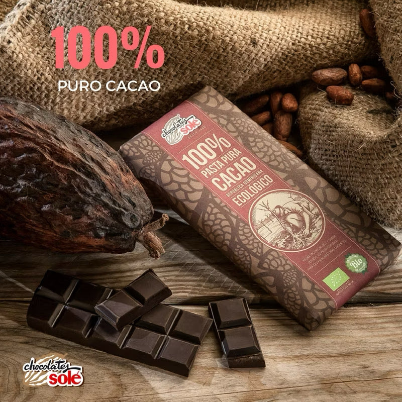 Sole Organic Chocolate 100% 90g – ZENXIN ORGANIC