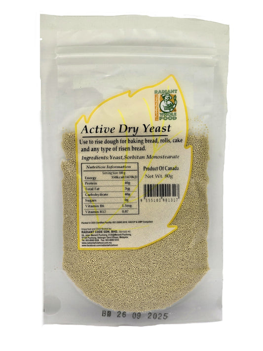 Radiant Baking Yeast Active Dry 80g