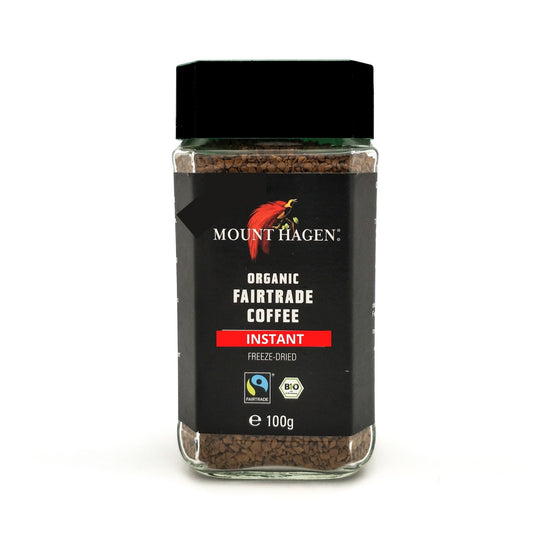 Mount Hagen Organic Fairtrade Coffee - Instant 100g Germany