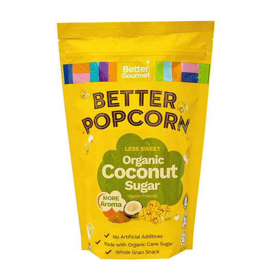 Better Gourmet Less Sweet Coconut Sugar Popcorn 100g