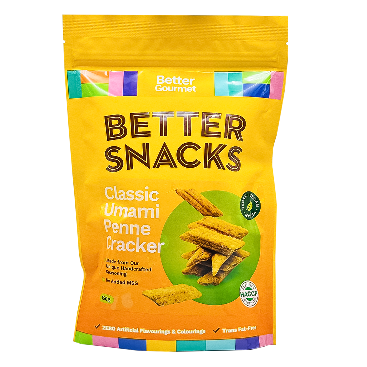 Better Gourmet Better Snacks Classic Umami Penne Cracker 150g