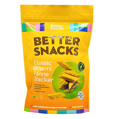 Better Gourmet Better Snacks Classic Umami Penne Cracker 150g