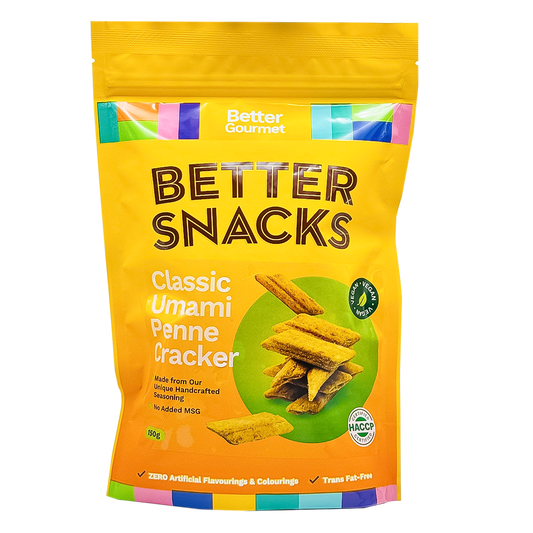 Better Gourmet Better Snacks Classic Umami Penne Cracker 150g