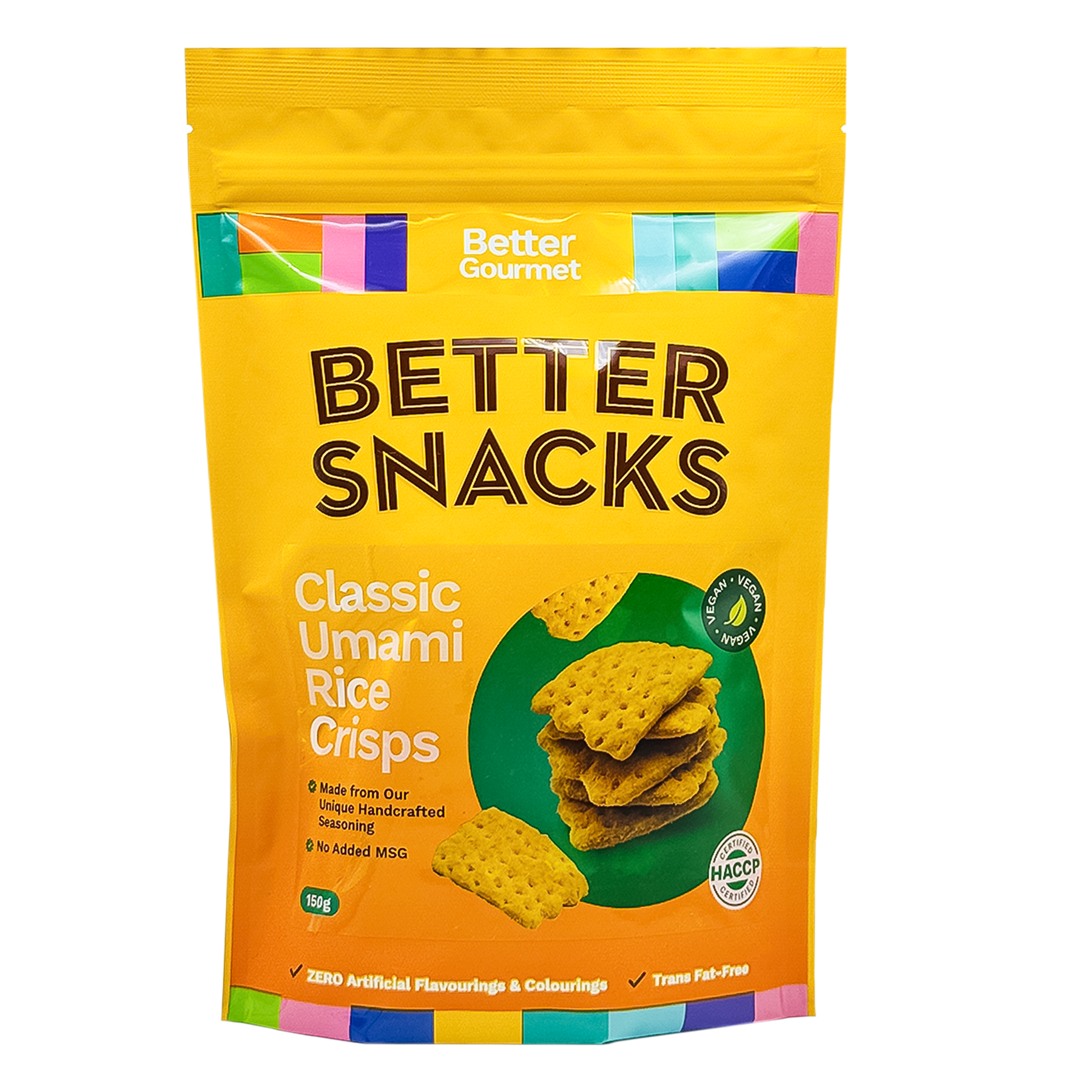 Better Gourmet Better Snacks Classic Umami Rice Cracker 150g