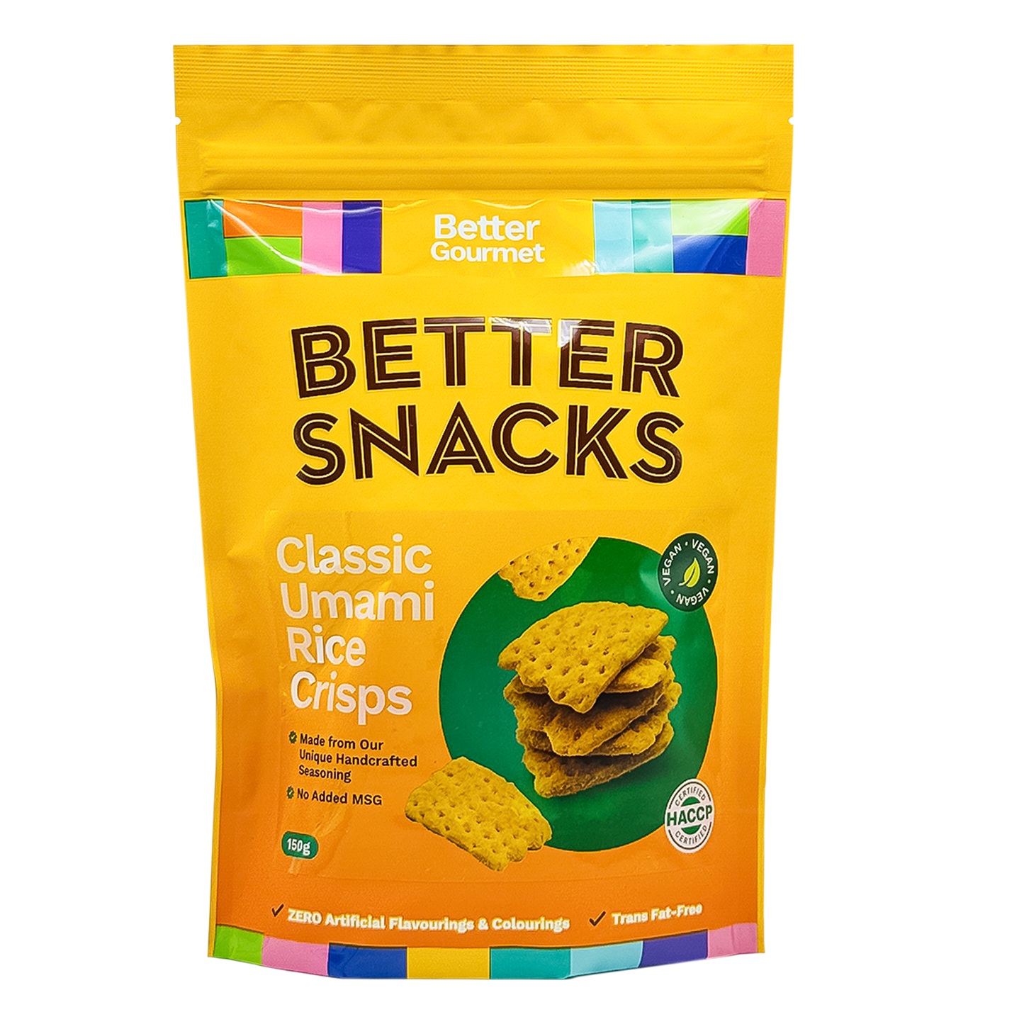 Better Gourmet Better Snacks Classic Umami Rice Cracker 150g