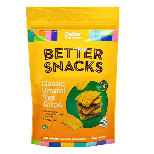 Better Gourmet Better Snacks Classic Umami Rice Cracker 150g