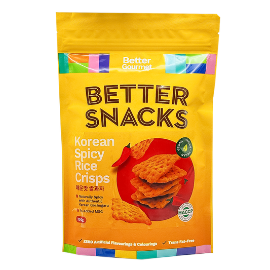 Better Gourmet Better Snacks Korean Spicy Rice Crisps 150g