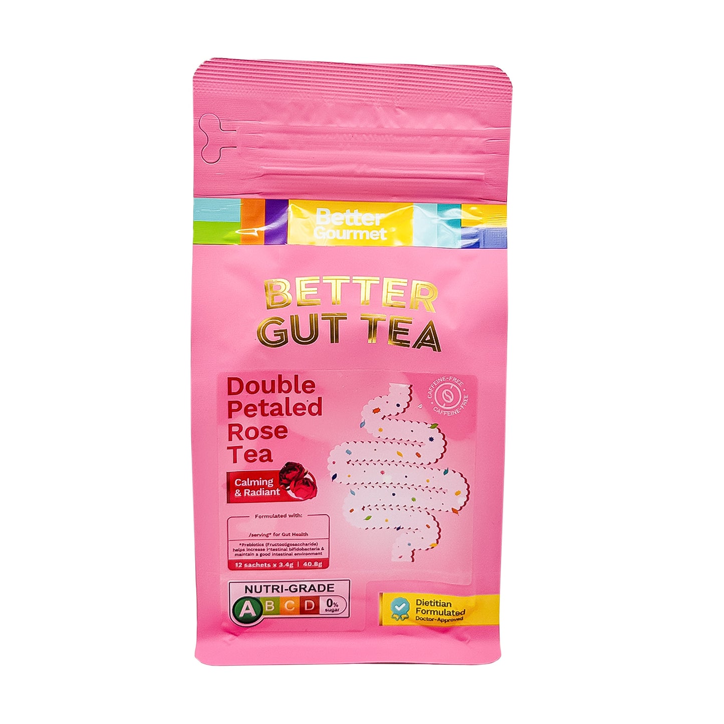 Better Gourmet Better Gut Tea Double Petaled Rose EA 40.8g