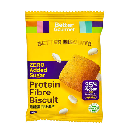 Better Gourmet Protein Fibre Biscuits EA Sachet 10g