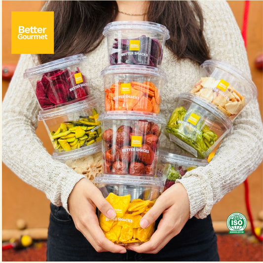 Better Gourmet Better Snacks Fruit and Veggie Chips and Crisps