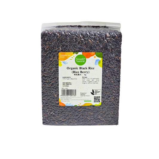 Simply Natural Organic Black Rice (Rice Berry) 1kg