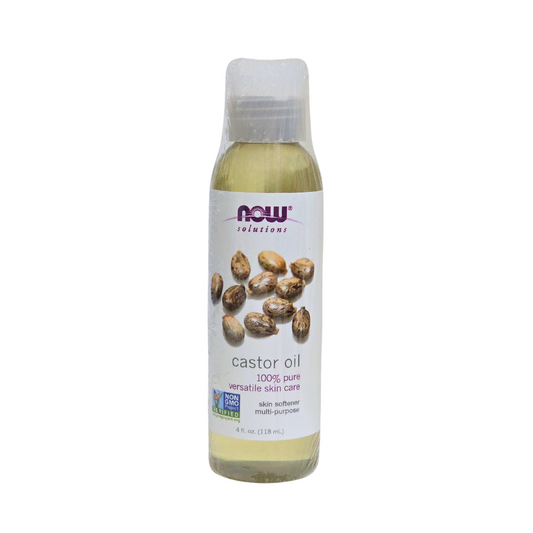 Now Solutions Castor Oil 100% Pure Versatile Skin Care 118ml