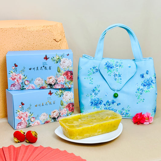 [PRE-ORDER] Si Chuan Dou Hua Golden Harmony Osmanthus & Water Chestnut Cake