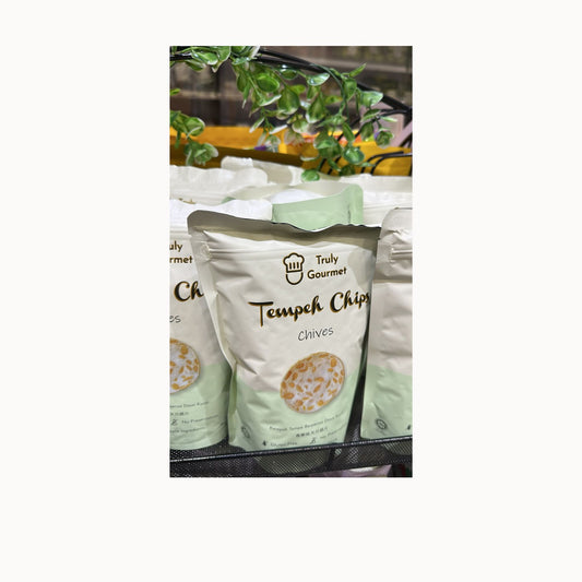 Truly Gourmet Natural Tempeh Chips - (Chives) 80g
