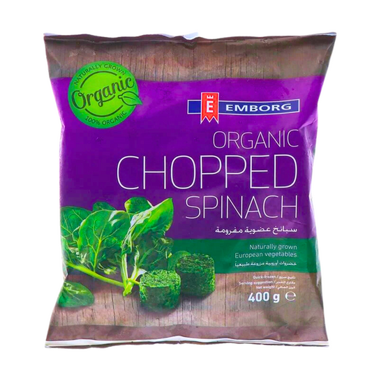 Organic Chopped Spinach 400g