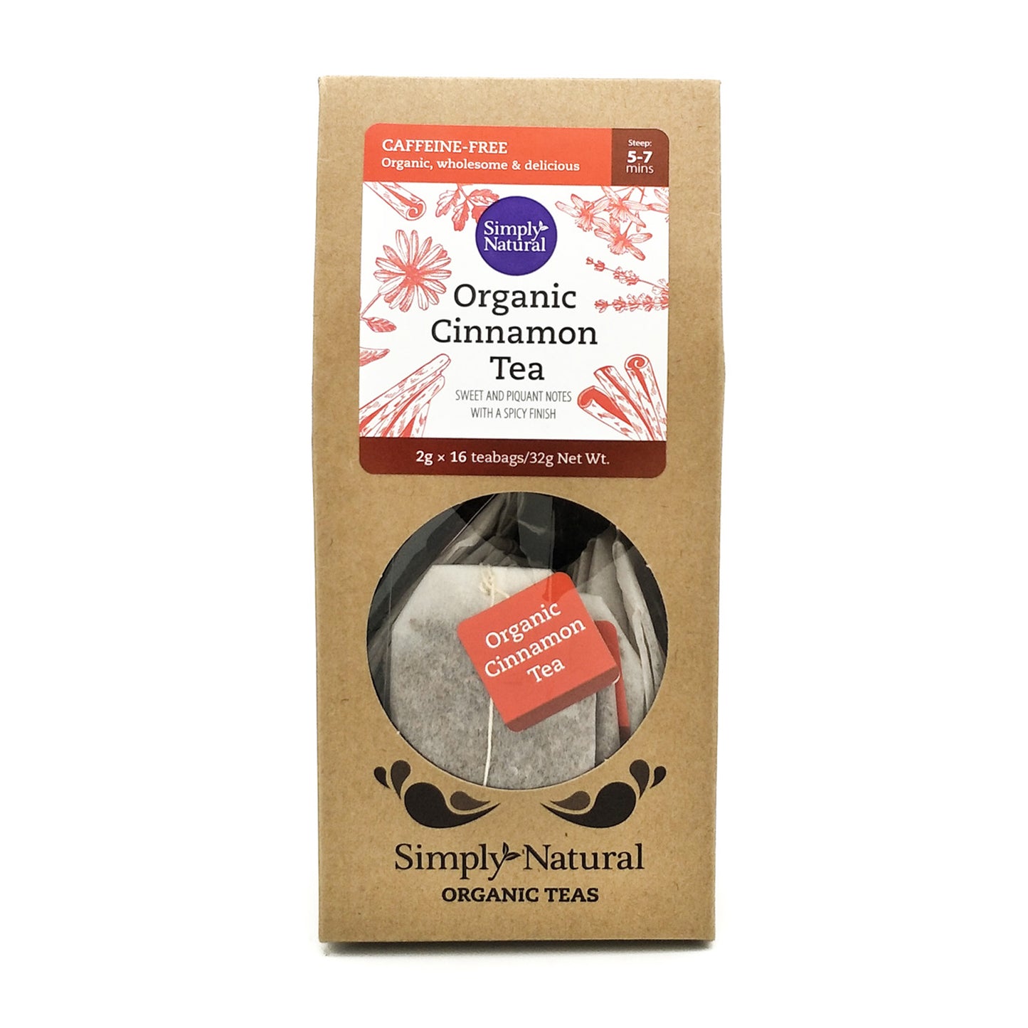 Simply Natural Organic Cinnamon Tea 16x2g