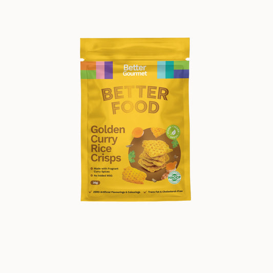 Better Gourmet Golden Curry Rice Crisps 30g