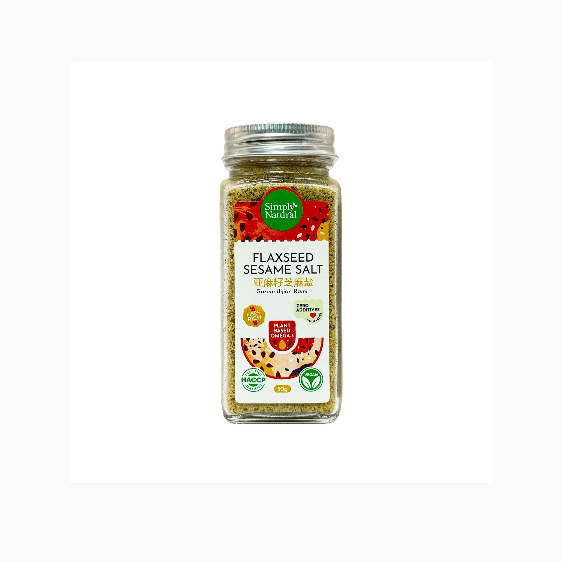 Simply Natural Flaxseed Sesame Salt EA 50g