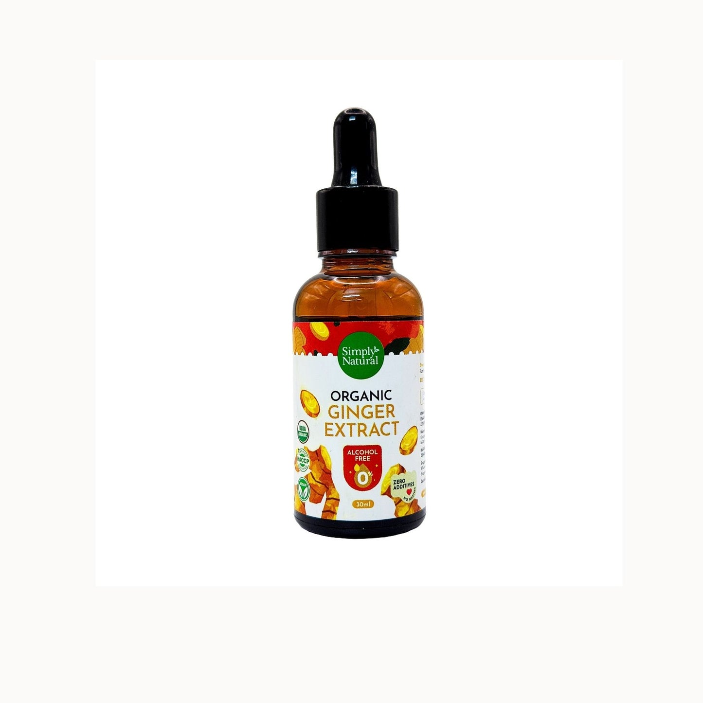 Simply Natural Organic Ginger Extract 30ml