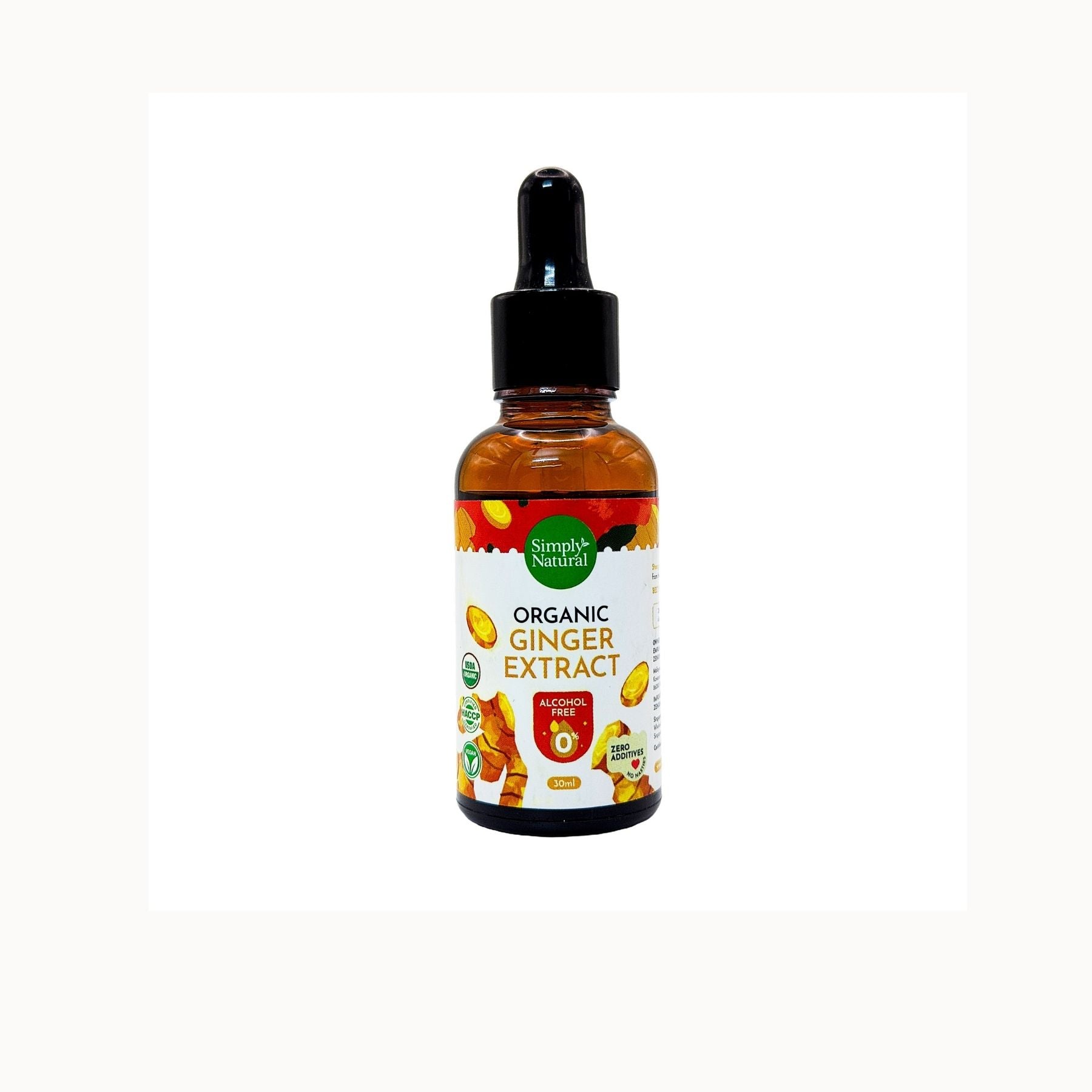Simply Natural Organic Ginger Extract 30ml