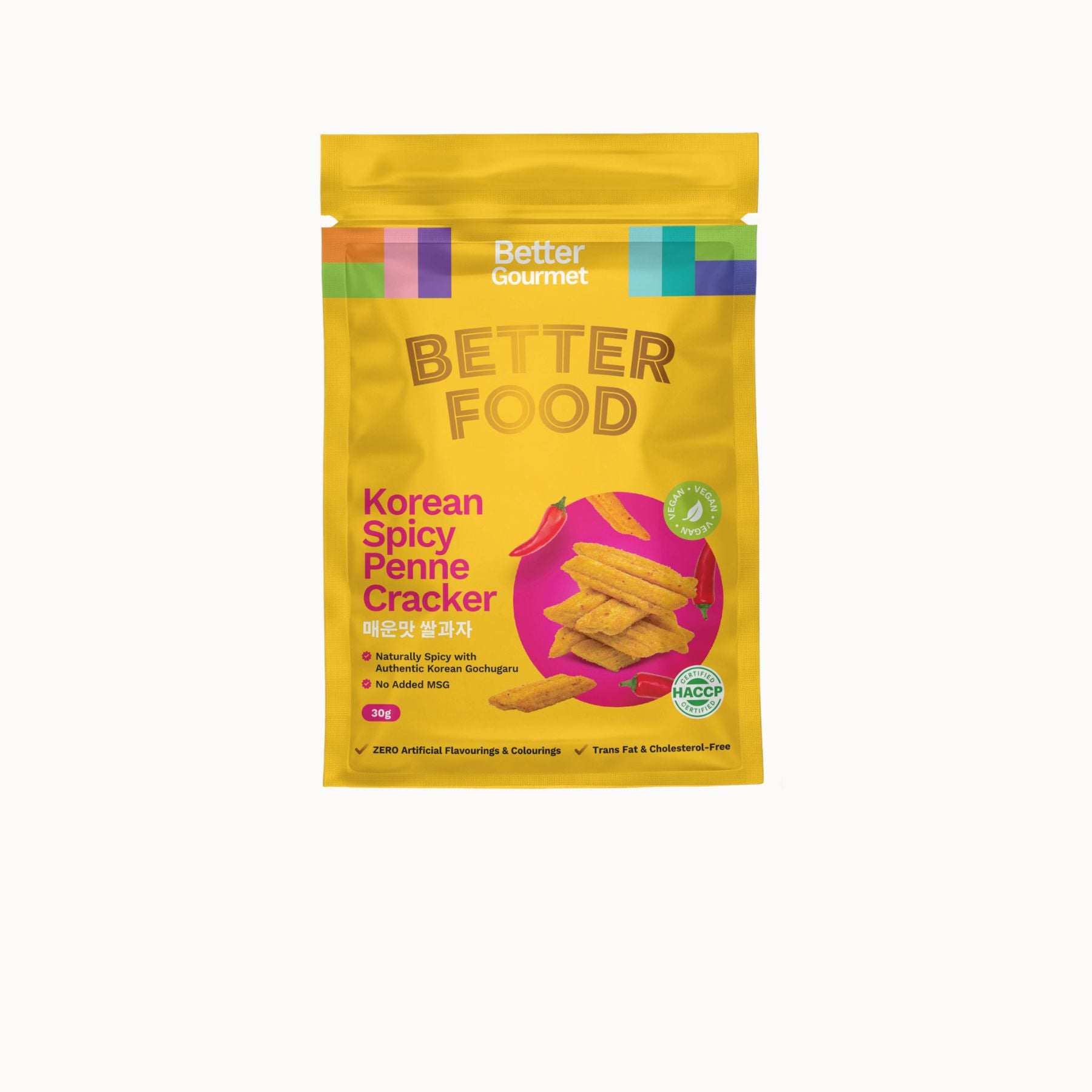 Better Gourmet Korean Spicy Penne Cracker 30g