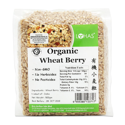 Lohas Organic Wheat Berry 500g