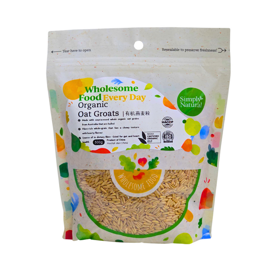 Simply Natural Organic Oat Groats 500g