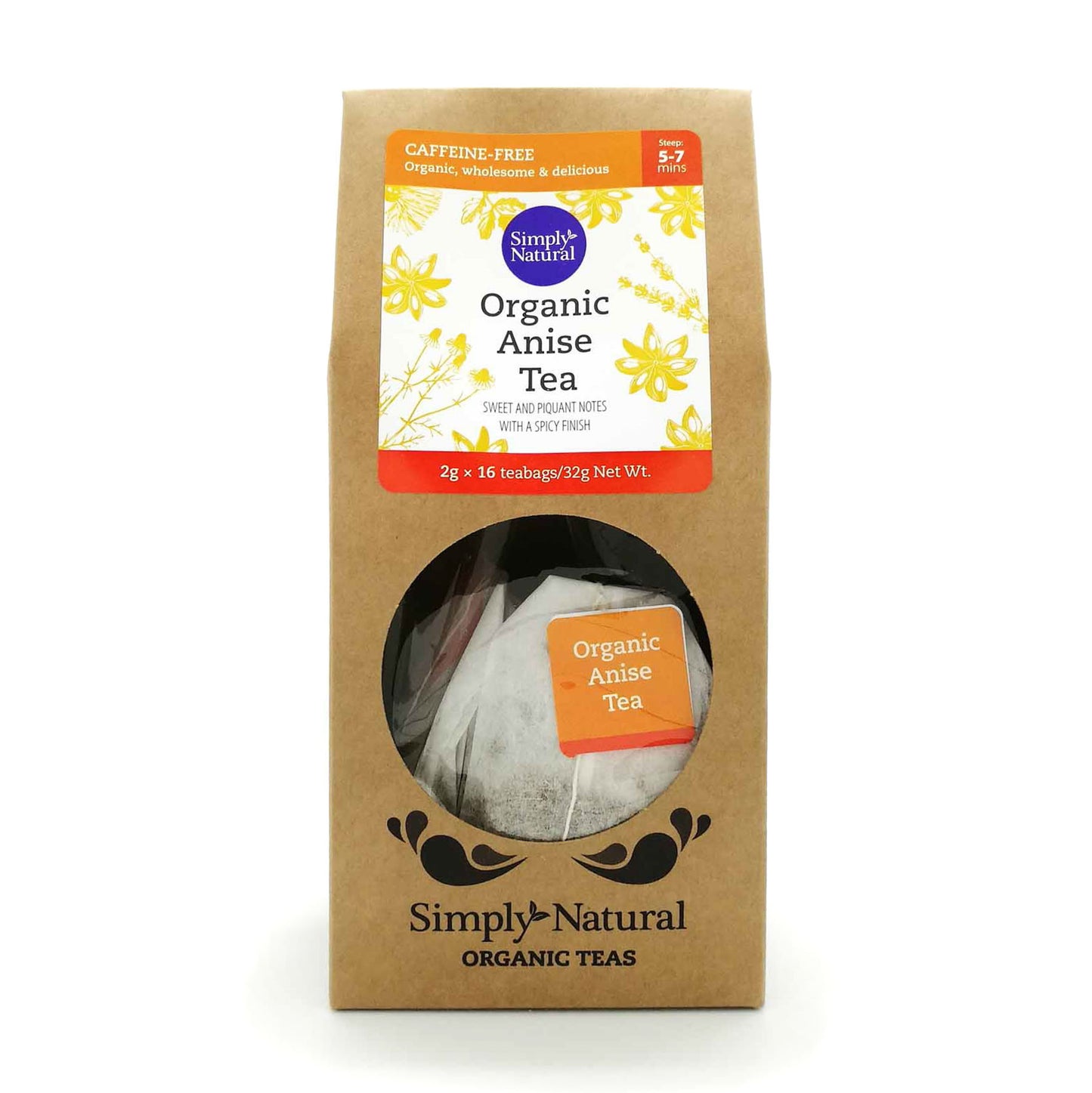 Simply Natural Organic Anise Tea 16x2g