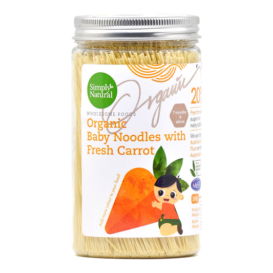 Simply Natural Organic Baby Thin Noodles with Fresh Carrot 200g