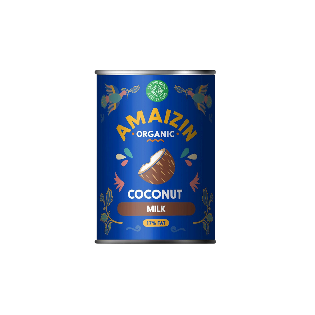 Amaizin Organic Coconut Milk 17% Fat 200ml