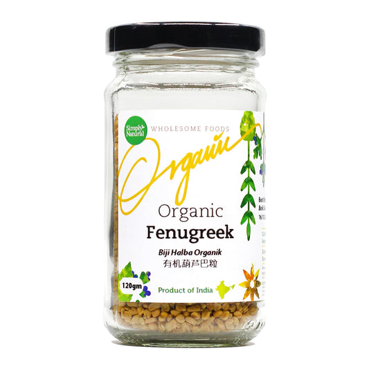 Simply Natural Organic Fenugreek Seeds 120g