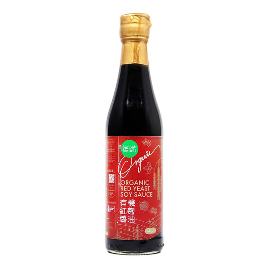 Simply Natural Premium Grade Organic Red Yeast Soy Sauce 340ml