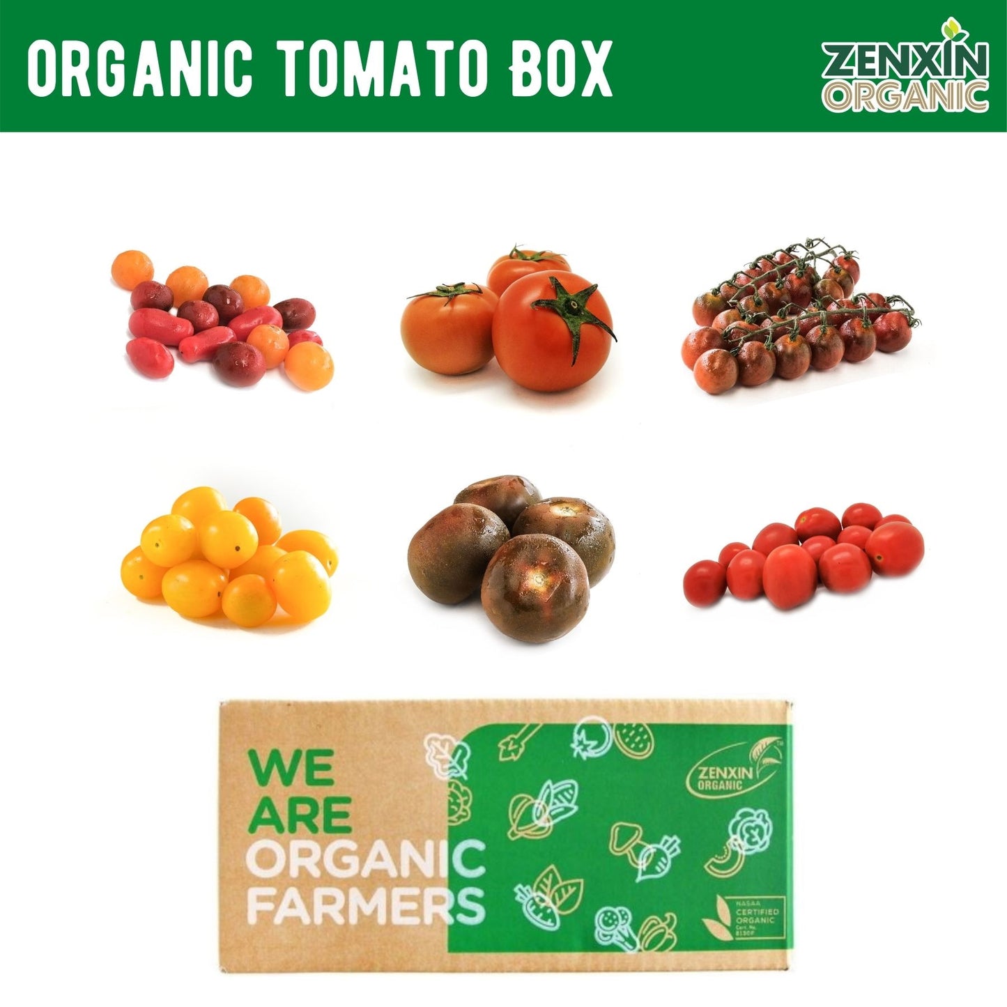 Organic Tomato Medley Box 1-2kg