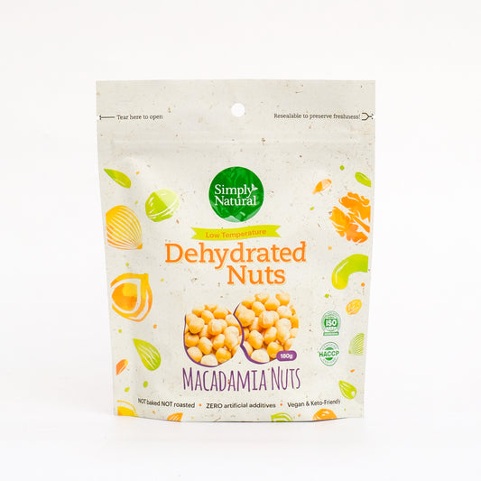 Simply Natural Dehydrated Macadamia Nuts 180g