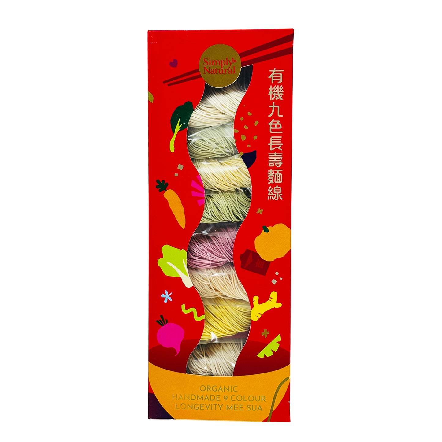 CNY Organic Handmade 9 Colour Longevity Mee Sua 450g