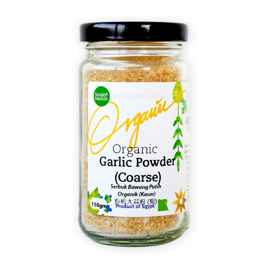 Simply Natural Organic Garlic Powder (Coarse) 110g