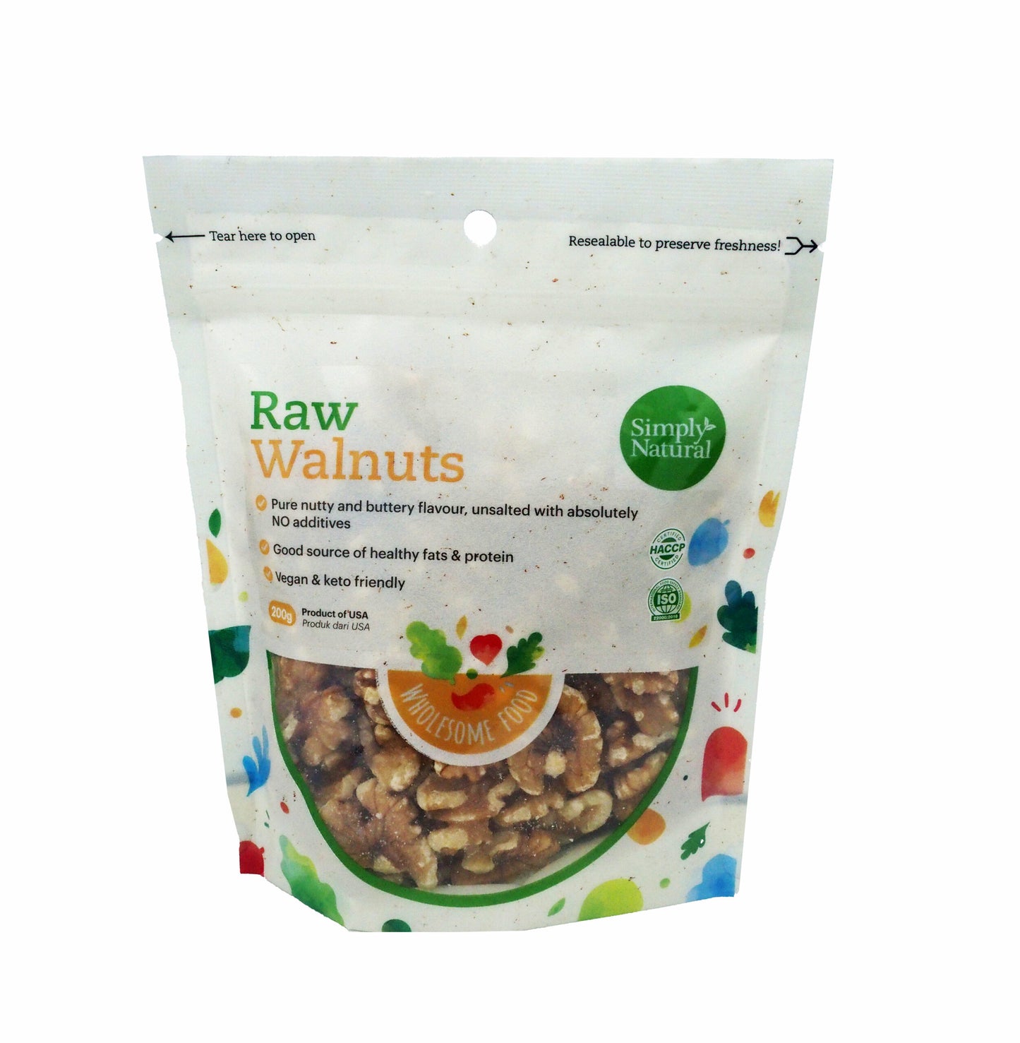 Simply Natural Premium Walnut Raw 200g